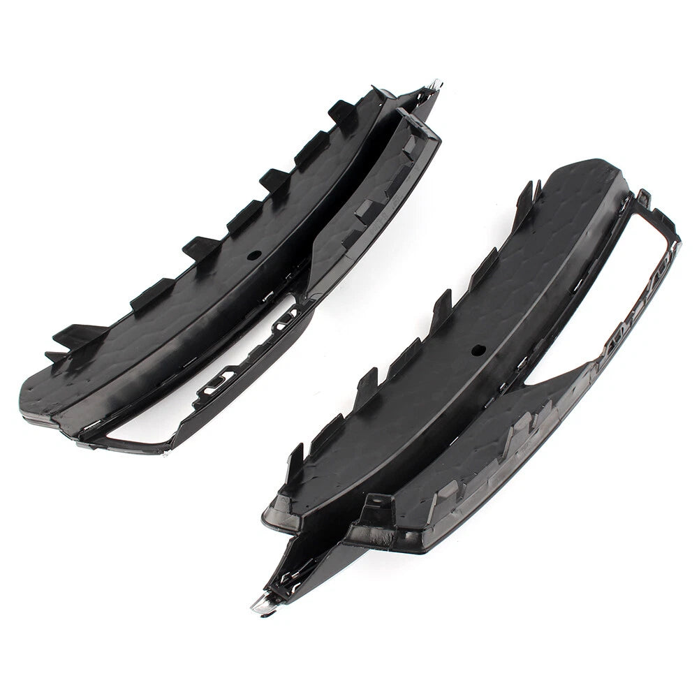 Front Lower Bumper Fog Light Covers Fit Audi A3 8V Pre-Facelift 2013-2017 Pair