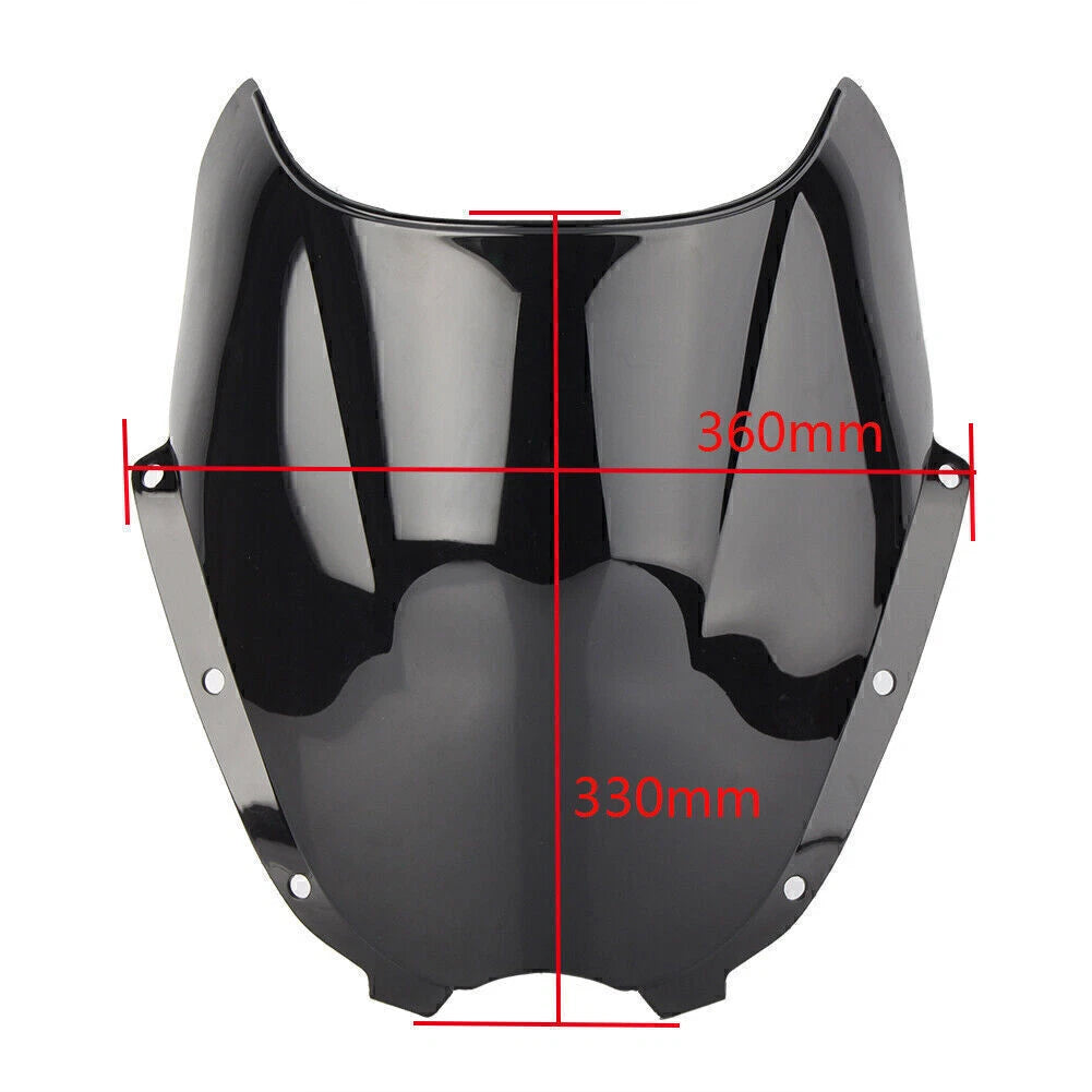 Windscreen Windshield Deflector For Hyosung GT125 GT250R 2005-12 GT650R Black