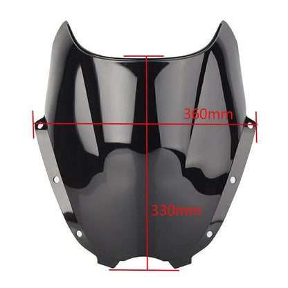 Windscreen Windshield Deflector For Hyosung GT125 GT250R 2005-12 GT650R Black