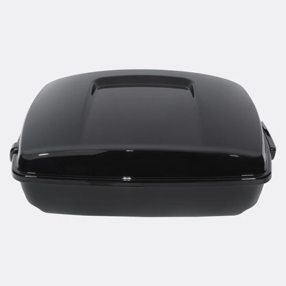 Black Chopped Trunk Pad Rack Fit For Harley Tour Pack Road Glide 1997-08 US