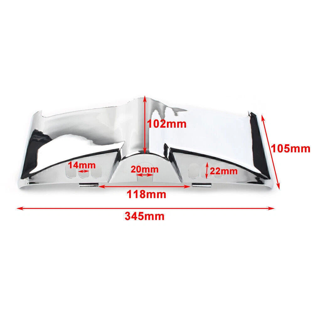 Fairing Switch Panel Dash Accent Cover Chrome Fit Harley Electra Street Glide US