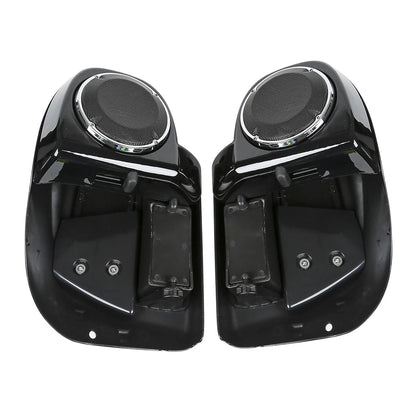 Lower Vented Fairing 6.5" Speakers &Light Fit For Harley Touring FLHT FLHX 14-24