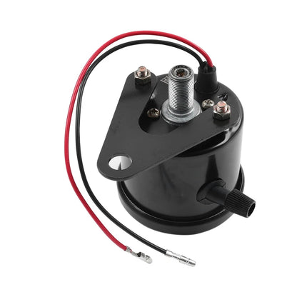 Motorcycle Universal Odometer Speedometer Tachometer Gauge Black 12V
