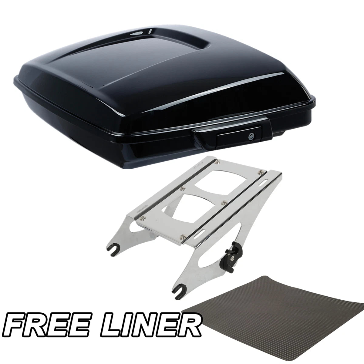 Razor Trunk & 2 Up Mount Rack Fit For Harley Touring Street Road Glide 14-Up US
