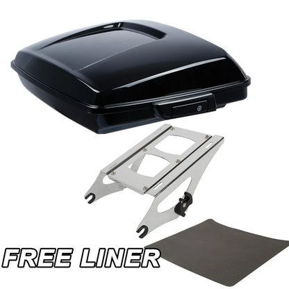 Razor Trunk & 2 Up Mount Rack Fit For Harley Touring Street Road Glide 14-Up US