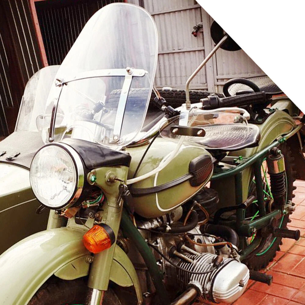 1'' 7/8" Clear Windshield Windscreen For Harley Dyna Softail Sportster Road King