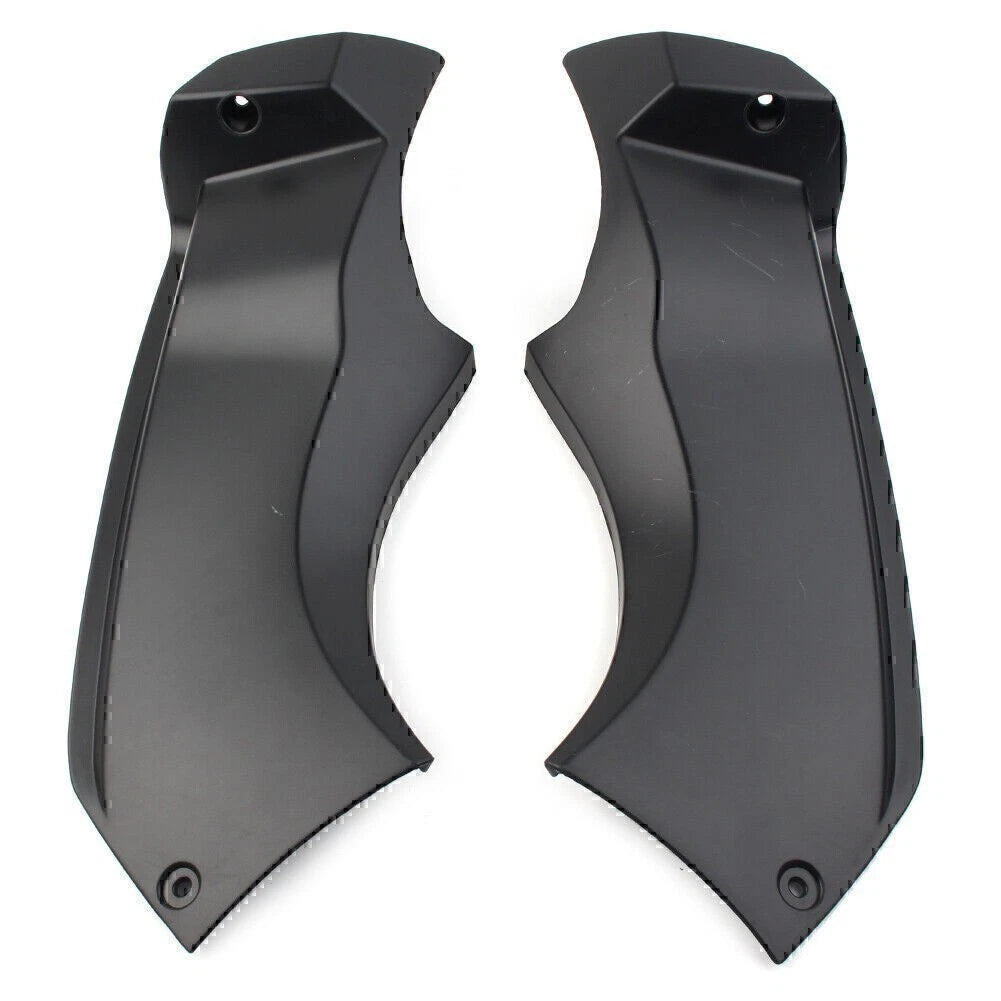2pcs Motor Air Tube Cover Fairing Fit Kawasaki Ninja ZX 6R ZX6R 2003-2004 Black