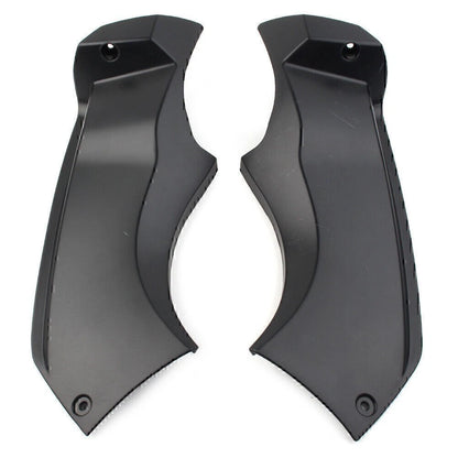 2pcs Motor Air Tube Cover Fairing Fit Kawasaki Ninja ZX 6R ZX6R 2003-2004 Black