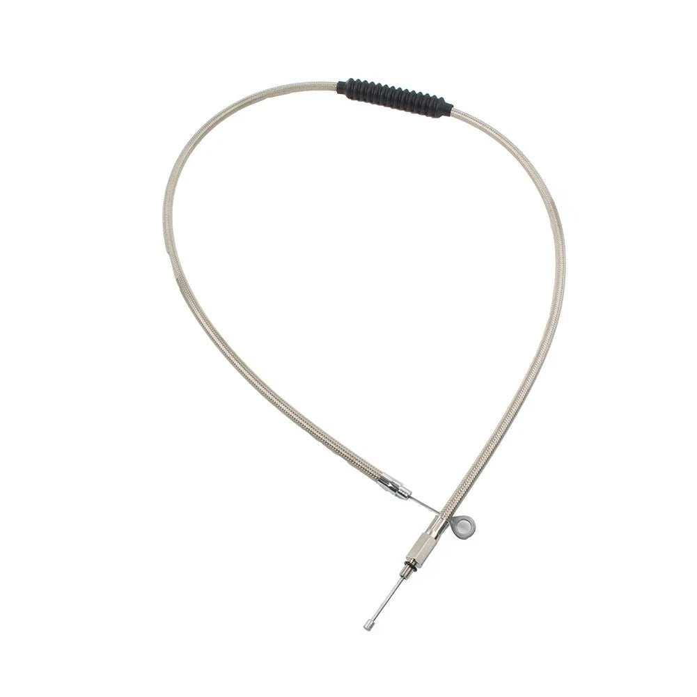 Stainless Clutch Cable For Harley Dyna FXDWG Softail Fatboy FLSTF Road Glide
