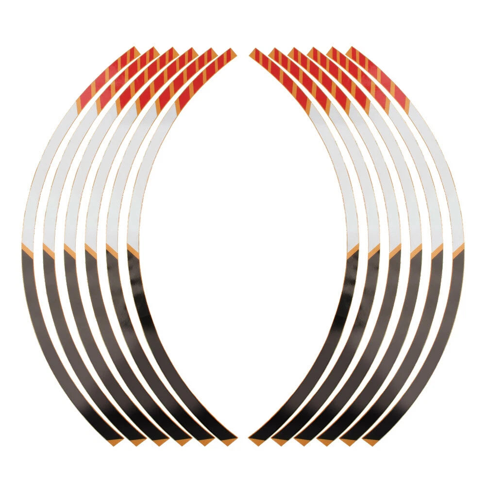 Rim Stripes Wheel Decals Tape Stickers Fit HONDA CBR250RR CBR400RR CBR600RR Oran