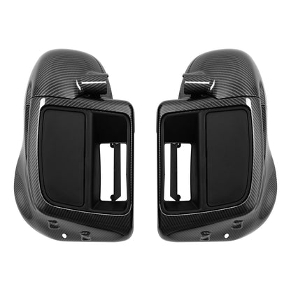 Carbon Fiber Lower Vented Fairing Glove Box For Harley Touring Road King 2014-Up