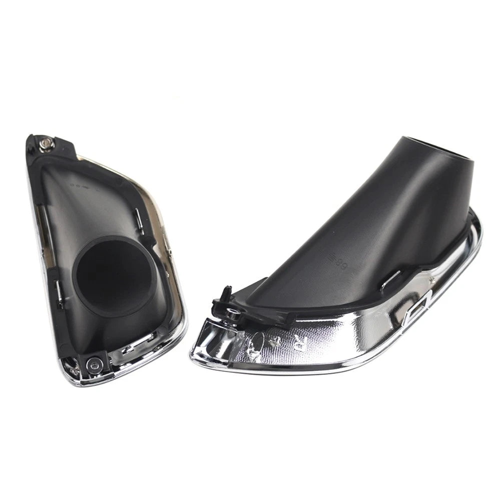 1 Pair Fog Light Lamp Cover Bezel Chrome Trim For Jeep Grand Cherokee 2017-2021