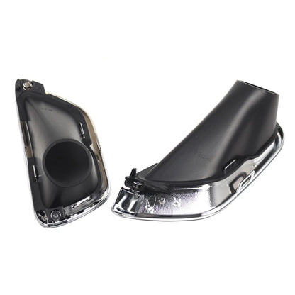 1 Pair Fog Light Lamp Cover Bezel Chrome Trim For Jeep Grand Cherokee 2017-2021