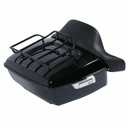 King Trunk Mount Rack Backrest Pad Fit For Harley Touring 14-25 US