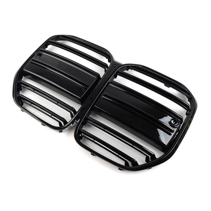 Double Line Front Bumper Center Kidney Grille For BMW 4 Series G22 G23 2dr 21-23