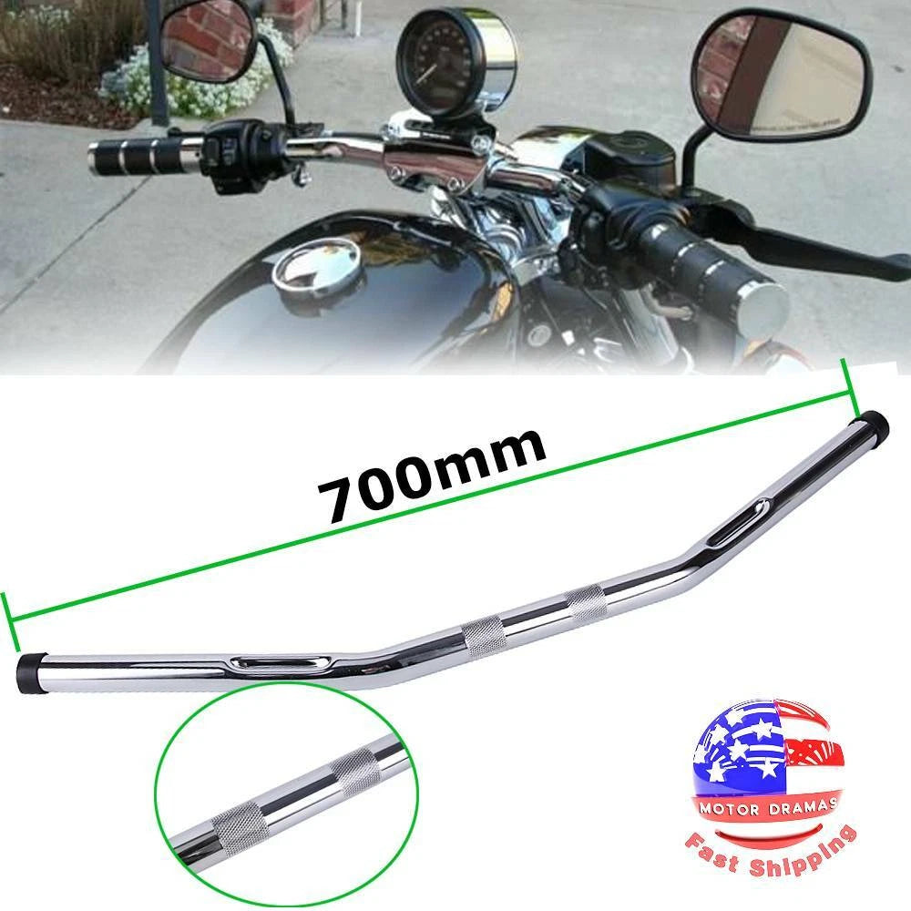 1" Drag Bars Handlebars For Harley Sportster XL Dyna Softail Choppers Bobbers