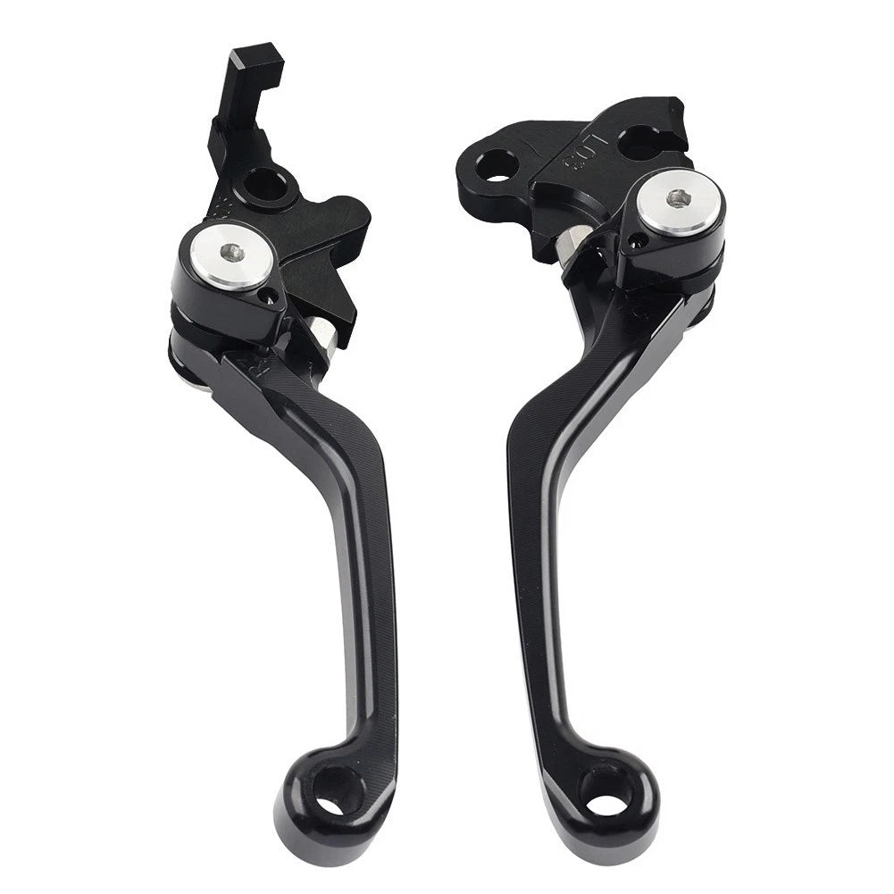 1 Pair Black Clutch Brake Levers CNC Pivot For Honda CRF150F CRF230F 2003-2017