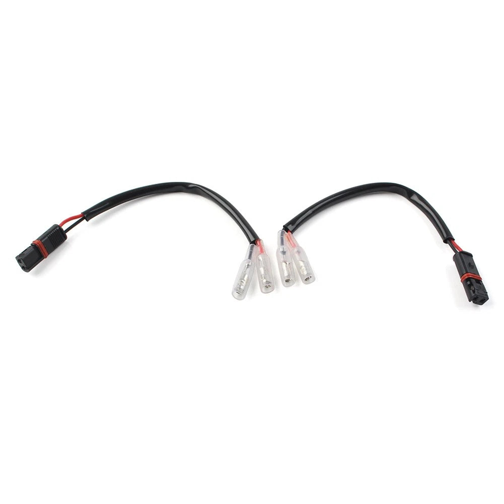 Turn Signal Wire Adapter Plug Connector For BMW S1000RR R850GS R1200GS Pair 12V