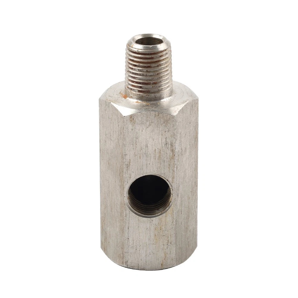 1/8" NPT Oil Pressure Sensor Tee to NPT Adapter For Turbo Supply Feed Line Gauge