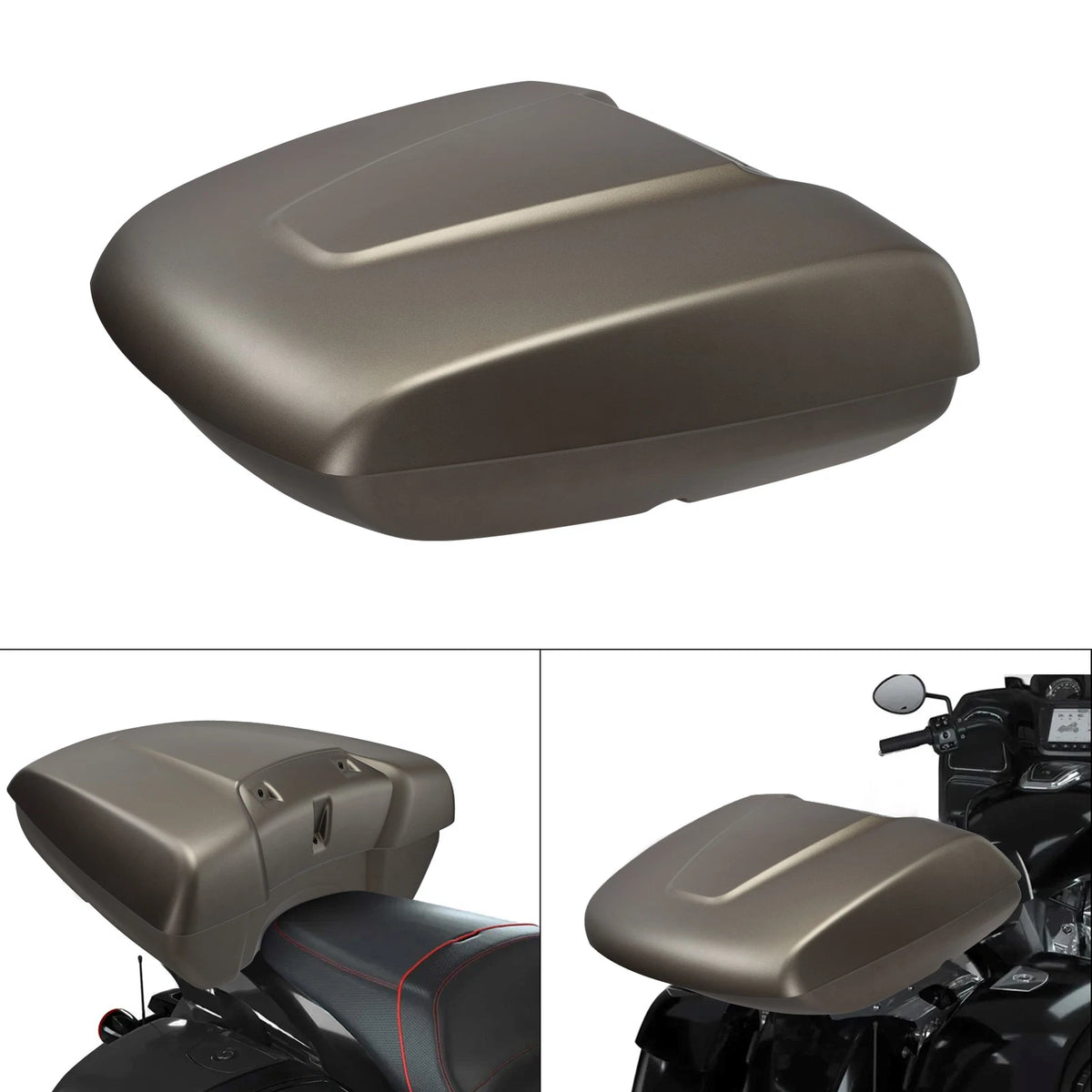 Low Profile Trunk & Mount Rack Fit For Indian Roadmaster 15-25 Bronze Smoke