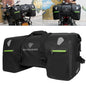 80L Black Motorcycle Tail Bag Waterproof PVC Duffle Bag Moto Offroad Luggage
