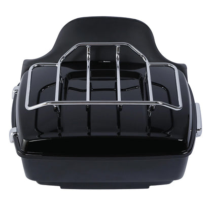 King Trunk Backrest Top Rack Plate Fit For Harley Street Glide 2014-Up