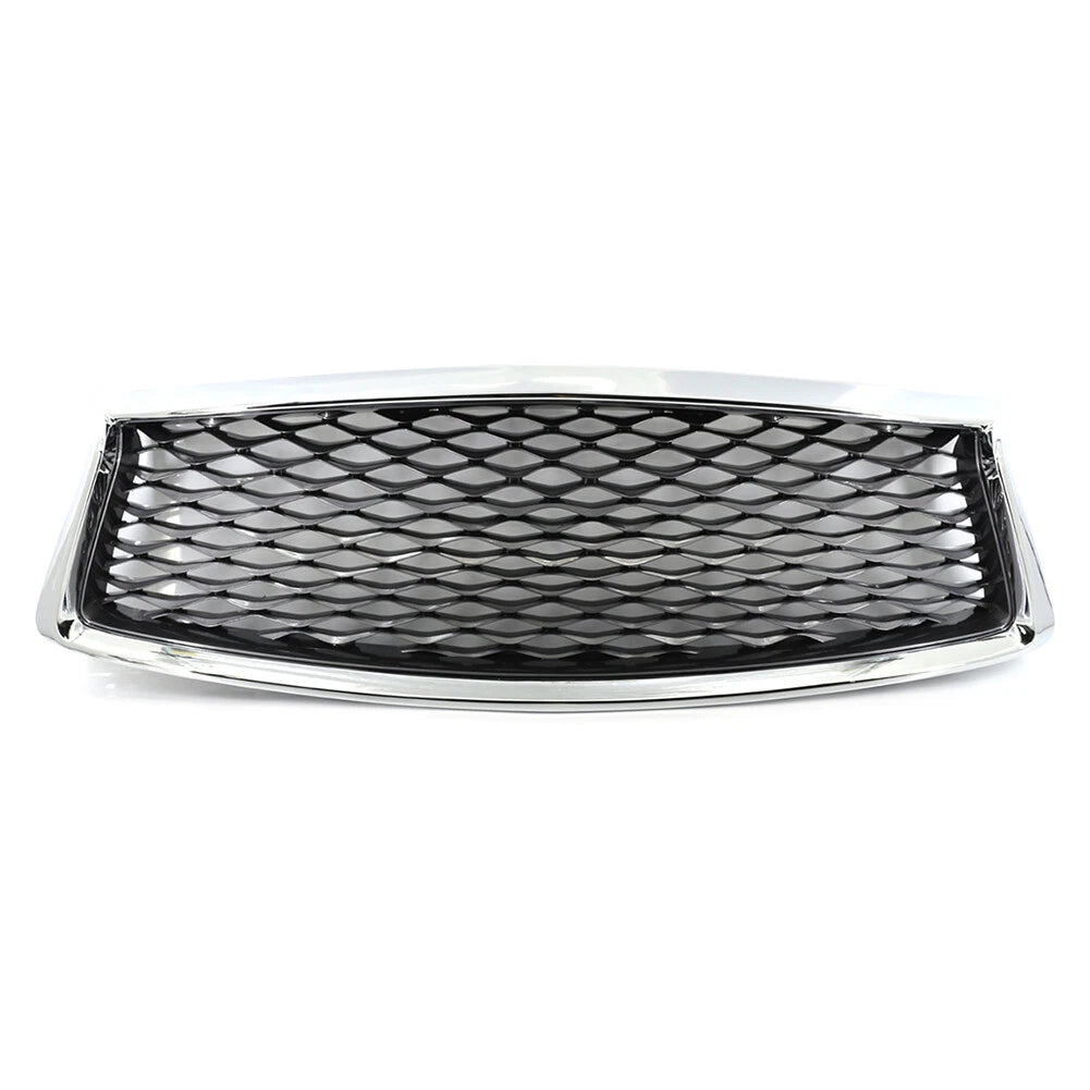 Front Bumper Center Upper Mesh Grille Grill Fit Infiniti Q50 Q50S 2018-2023 USA