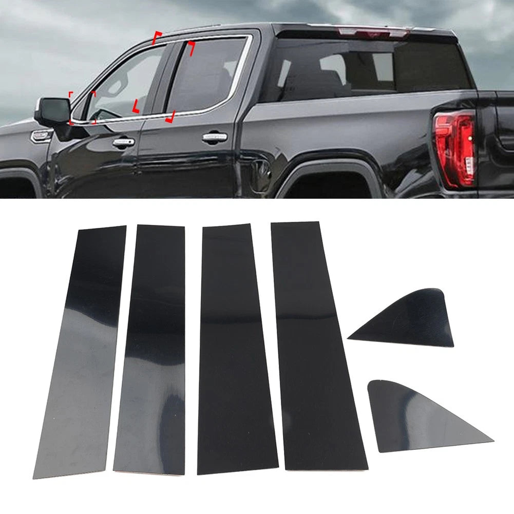 1 Set Window Pillar Post Door Trim For Chevrolet Silverado For GMC Sierra 1500