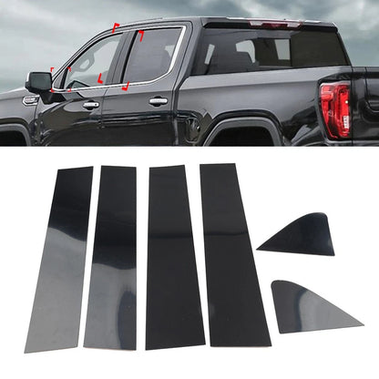 1 Set Window Pillar Post Door Trim For Chevrolet Silverado For GMC Sierra 1500