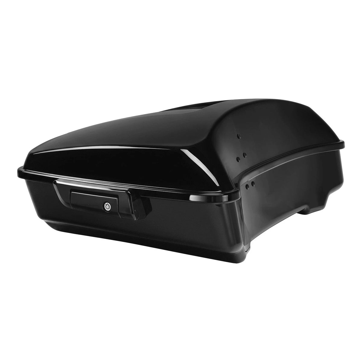 Black Chopped Pack Trunk Fit For Harley Touring Electra Road King Glide 2009-13
