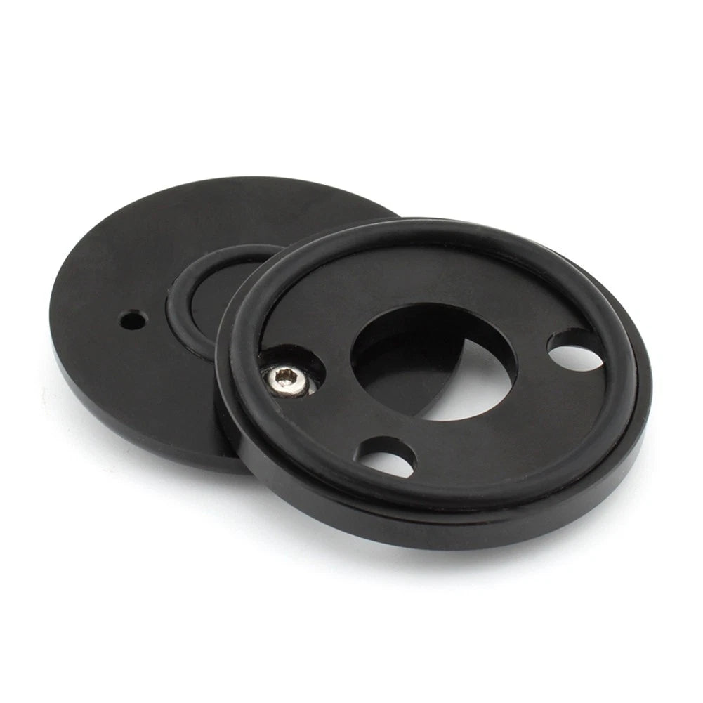 Black Motorcycle Fork Lock Cover Aluminum Alloy Fit for Harley Road King 1994-up