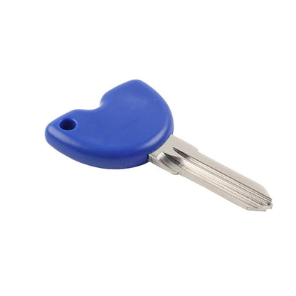 Motor Uncut Blade Blank Key For Vespa Piaggio 3VTE Fly 125 200 250 300 GTV Blue