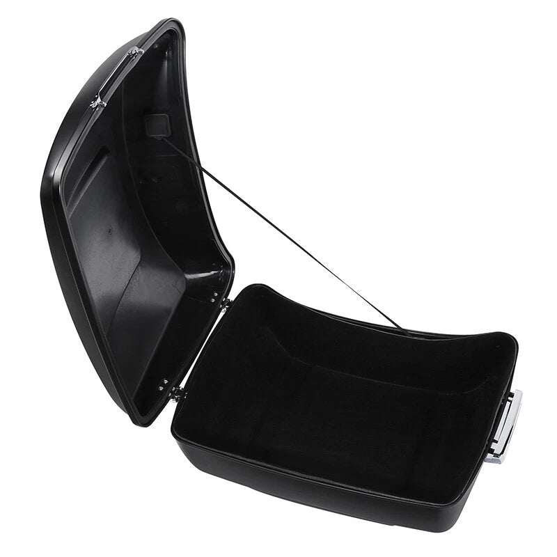 Matte Black King Trunk Backrest Mount Rack Fit For Harley Touring 97-08 98