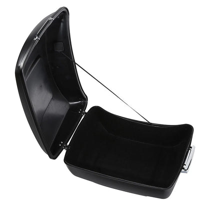 Matte Black King Trunk Backrest Mount Rack Fit For Harley Touring 97-08 98