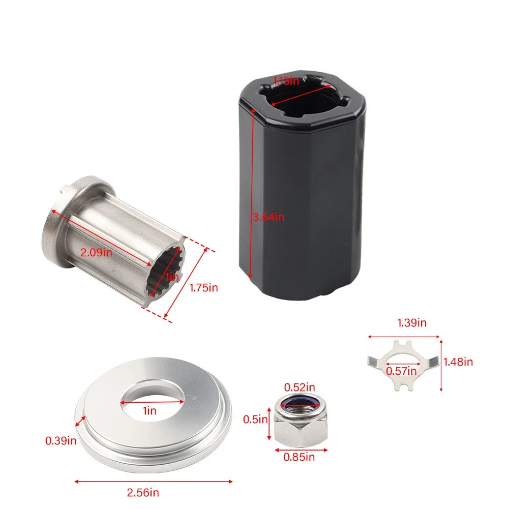 Upgrade 835257K1 Hub Kit fit for Mercury Outboard Boat Motos 70-300 HP
