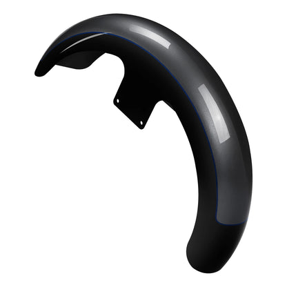 21" Front Fender For Harley Touring 14-24 23 Gauntlet Gray Metallic/Vivid Black