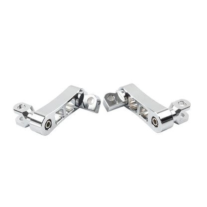 Foot Peg Mount Extensions For Harley Sportster XL883 XL1200 Softail Dyna Chrome