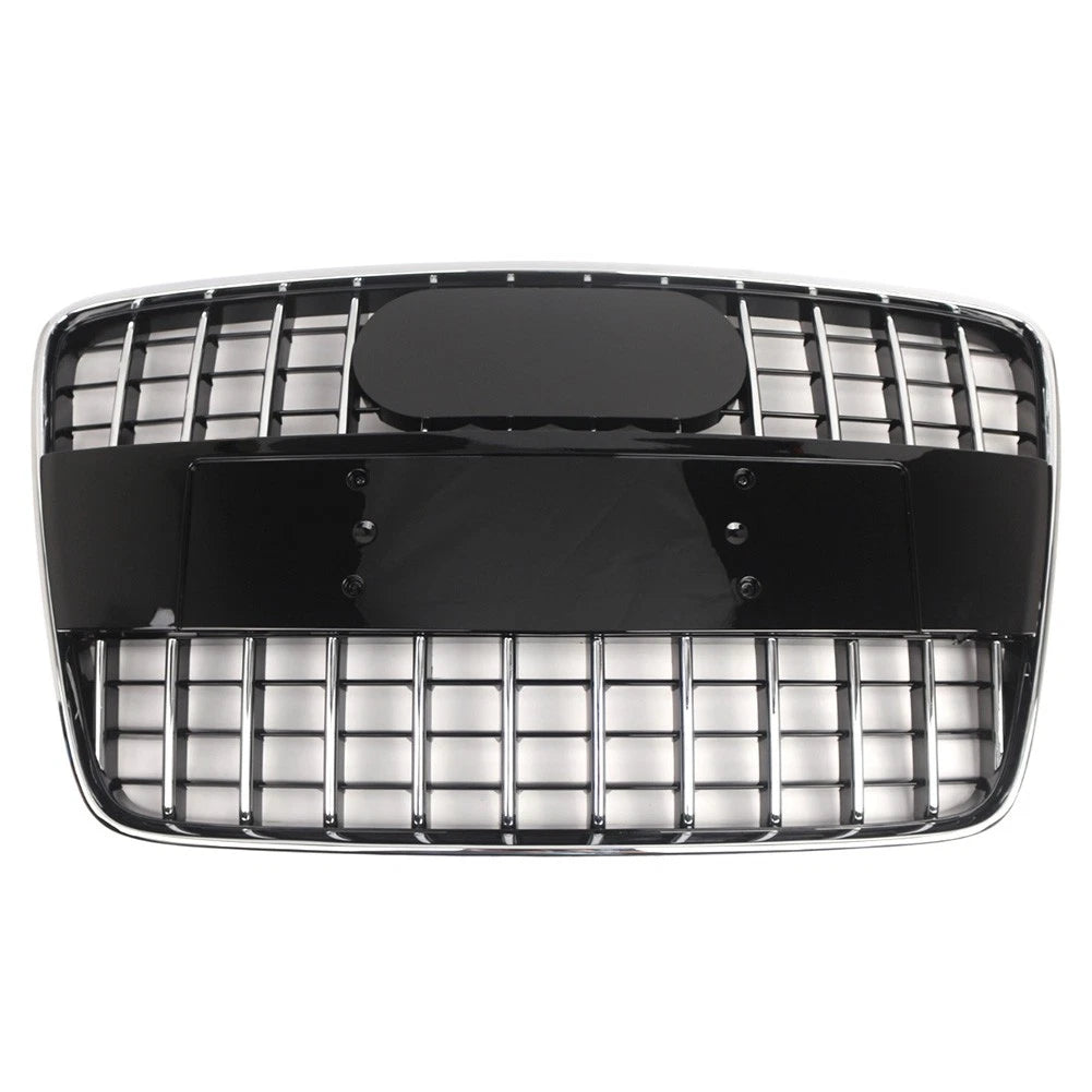 1 Piece Front Bumper Radiator Vent Grille For Audi Q7 2005-2015 Chrome