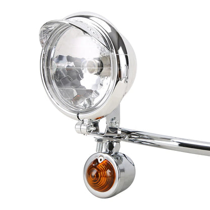 Motorcycle Driving Spot Fog Light Bar With Bracket Turn Signal For Suzuki Honda