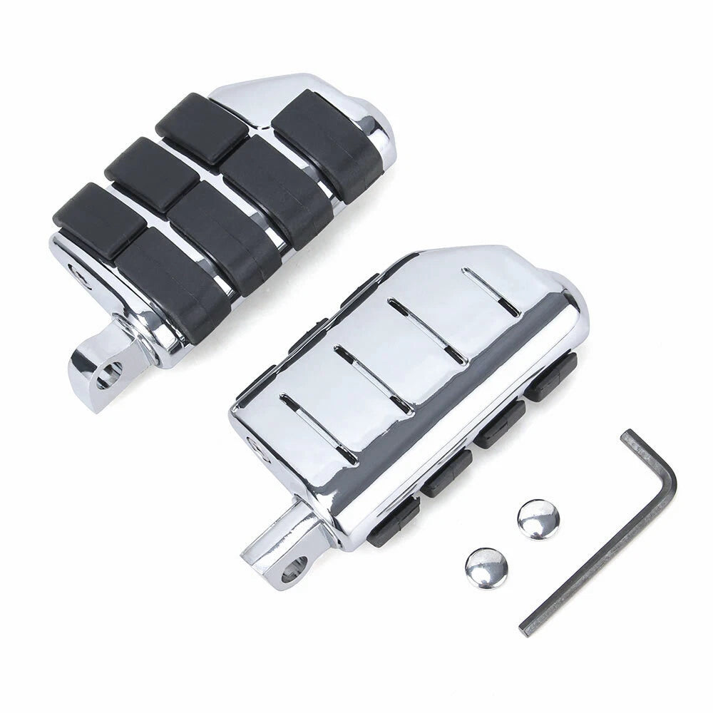 Anti Vibration Rubber Lion Paw Foot Rest Pegs Fit For Harley Softail Dyna Chrome