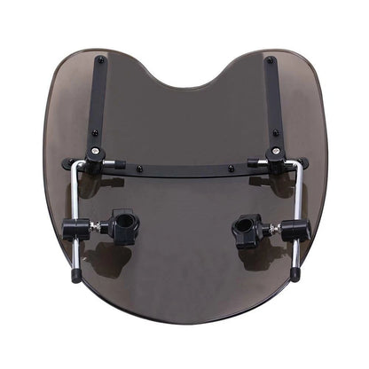 Smoke Motorcycle Windshield Windscreen for Harley Yamaha Large 1" 7/8" Handlebar