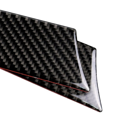 Interior Door Panel Cover Trim Sticker Carbon Fiber For Audi A4 B8 2009-16 4PCs