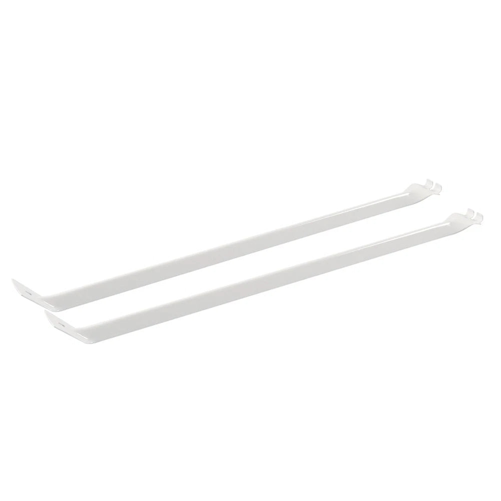 2x White Metal Support Brackets Closet Shelf Brackets For 12-Inch Wire Shelving