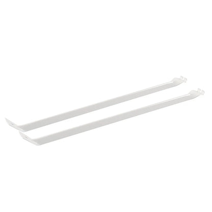 2x White Metal Support Brackets Closet Shelf Brackets For 12-Inch Wire Shelving
