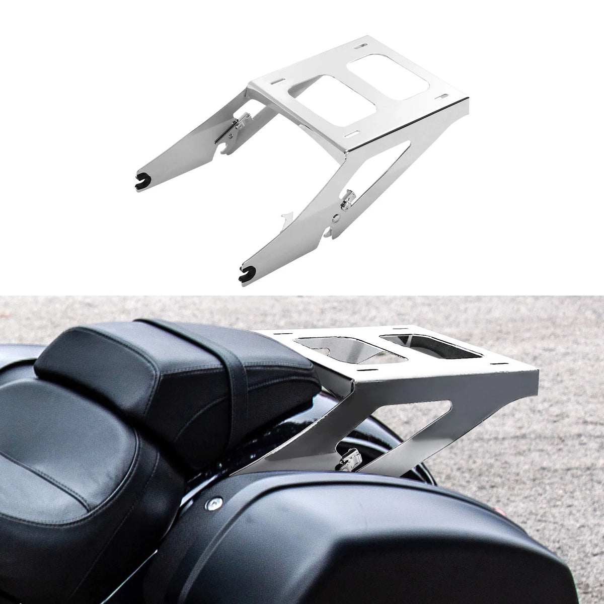 Razor Trunk Pad Mount Rack Fit For Harley Sport Glide FLSB 2018-25