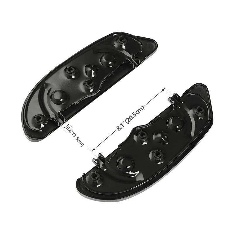 Rider & Driver Passenger Floorboard Fit For Harley Touring Electra Glide 1986-Up