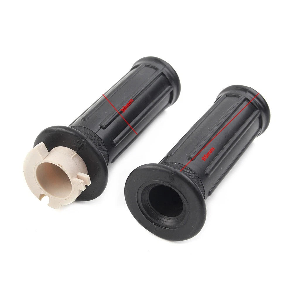 PAIR TWIST THROTTLE HAND GRIPS TUBE FIT YAMAHA PW50 PY50 PEEWEE 50 PIT DIRT BIKE
