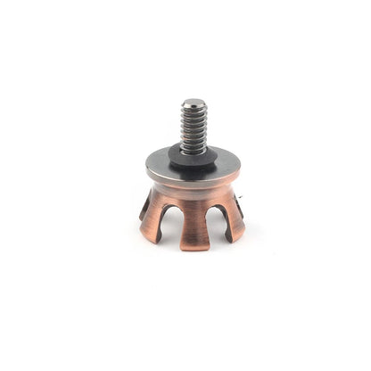 Imperial Crown Style Rear Seat Bolt Tab Screw Mount for Harley 96-up Bronze ab