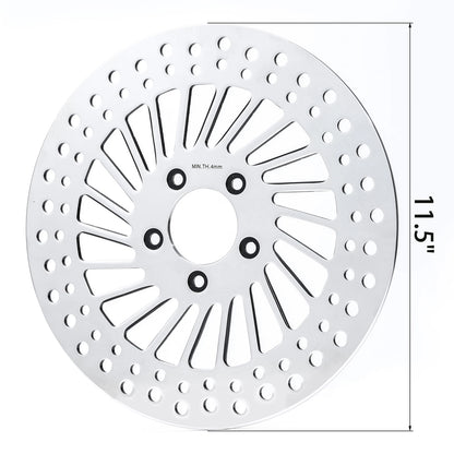 11.5"Front Left Brake Rotor Fit For Harley Touring Electra Road Glide King 08-Up