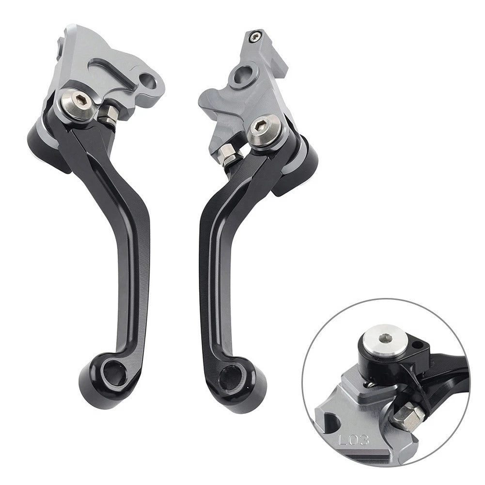 1 Set Disc Brake Clutch Levers Pivot CNC Blk For Yamaha TTR125L/LE/LW 2000-2020